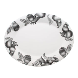 Olive Market 16 in. Oval Platter White Background Photo