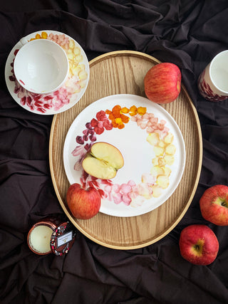 Petals Dinner Plate & Cup and Saucer Lifestyle Photo