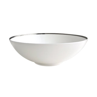 Platinum Edge Serving Bowl White Background Photo