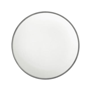 Platinum Edge 10 in. Dinner Plate White Background Photo