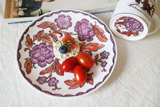 Heritage Rosa Rugosa Lifestyle Photo Salad Plate Cut