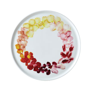 Petals 10 in. Dinner Plate White Background Photo