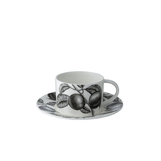 Olive Market Cup and Saucer White Background Photo
